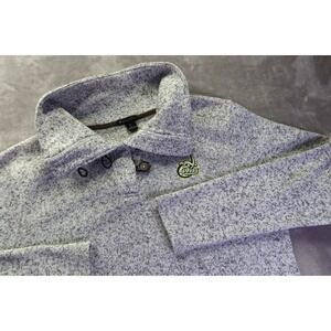 UNCC Charlotte 1/4 Button Sweater Men's Size L University North Carolina 49ers